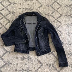Dark denim jean jacket